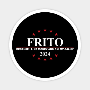Idiocracy - Vote Frito 2024 Magnet
